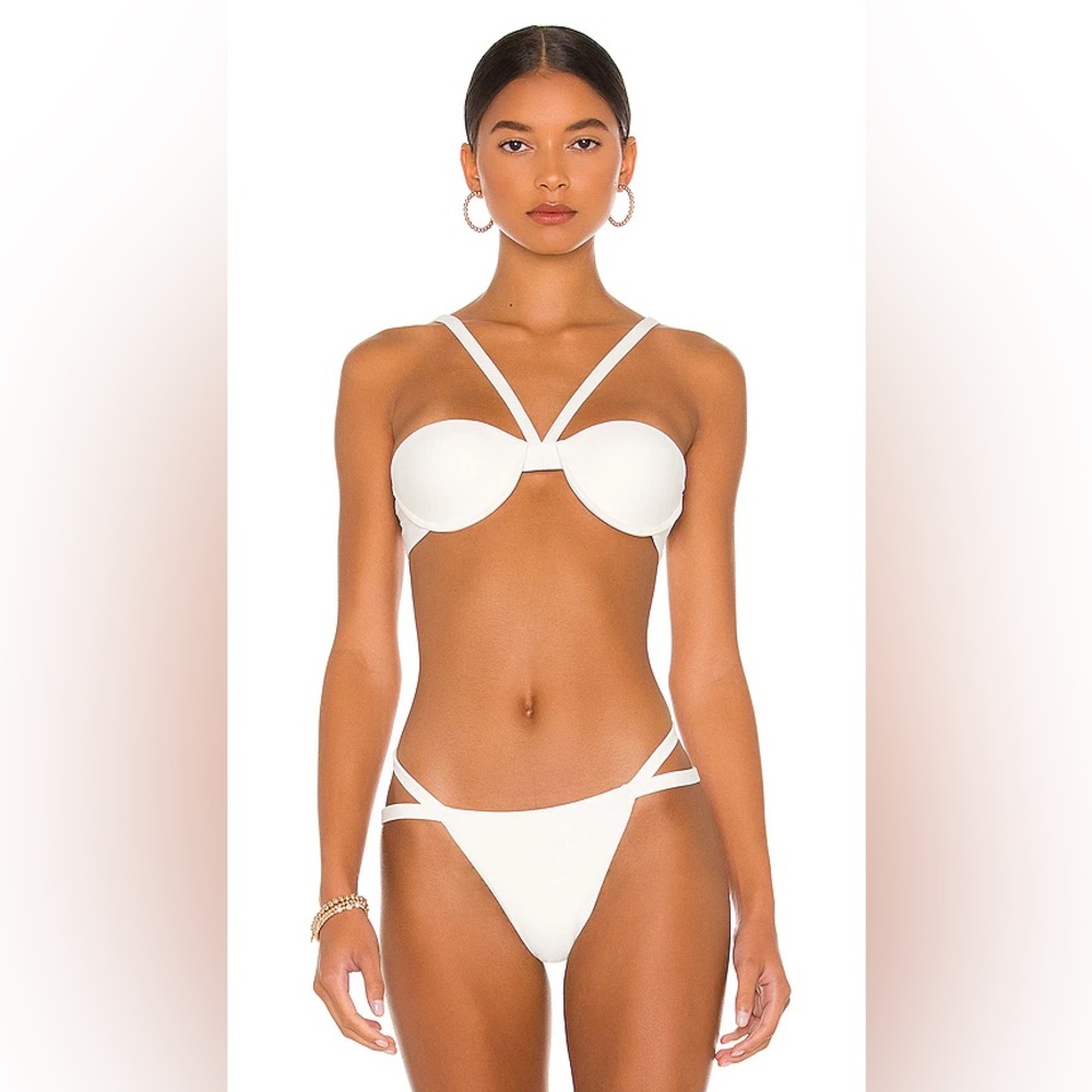 Camila Coelho White Bikini